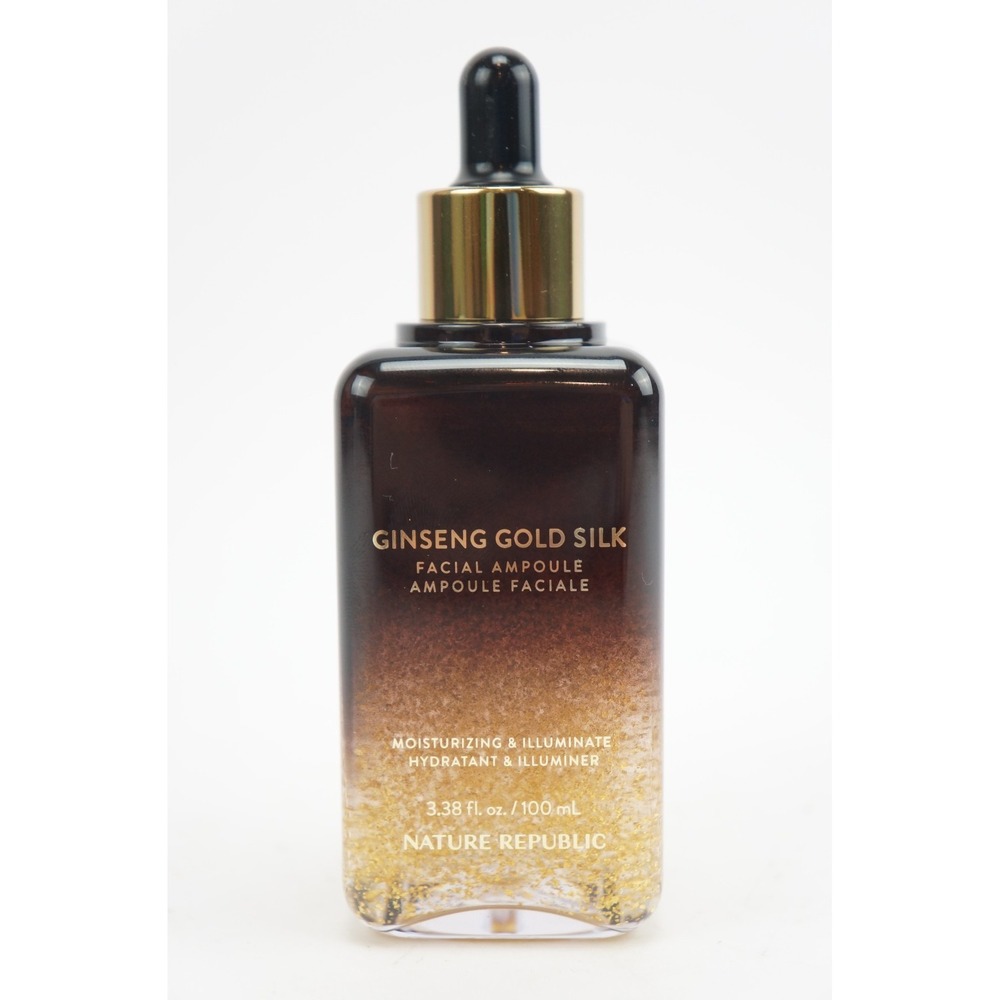 New No Box Nature Republic Ginseng Gold Silk Facial Ampoule 3.38oz 100ml